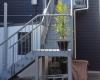 Galvanised stairs, Parnell